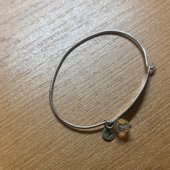 925 Silver Bracelet with Multilingual Inscription - Picture 3 of 4